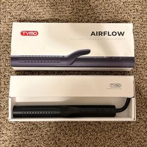 TYMO Airflow 2 in 1 hair curler-straightener black